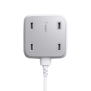 Belkin 4-Port USB Universal Wall Charger White 10ft Belkin 4-Port USB Universal Wall Charger White 10ft